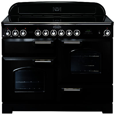 Rangemaster Classic Deluxe 110 Electric Range Cooker Gloss Black Rangemaster Classic Deluxe 110 Electric Range Cooker Gloss Black